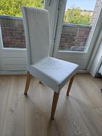 Ikea stoel met witte hoes, Huis en Inrichting, Stoelen, Ophalen, Zo goed als nieuw, Wit, Eén