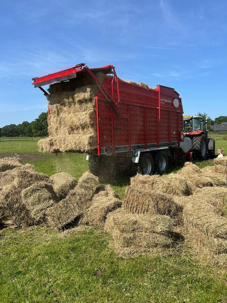 Kleine baaltjes hooi en stro te koop, Dieren en Toebehoren, Dierenvoeding, Vee, Ophalen