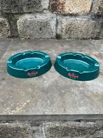 Set van 2 donkergroene kunstoffen Brand Bier asbakken, Verzamelen, Biermerken, Ophalen of Verzenden, Zo goed als nieuw, Overige typen