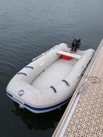 Rubbere boot met motor, Watersport en Boten, Rubberboten, Zo goed als nieuw, Benzine, Minder dan 70 pk, Ophalen