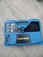 Workzone luchtcompressor, Doe-het-zelf en Verbouw, Compressors, Gebruikt, 6 tot 10 bar, Ophalen of Verzenden, Minder dan 200 liter/min