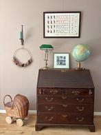 Antieke secretaire kast – uitklapbaar bureau (93x104x51 cm), Huis en Inrichting, Kasten | Secretaires, Ophalen, Gebruikt, Antiek