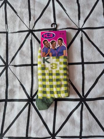 Groene k3 sokken       karen kristel kathleen beschikbaar voor biedingen