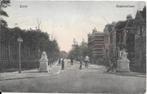 Zeist, Stationslaan met Leeuwen t.o. Stationsplein. 1920, Ophalen of Verzenden, Voor 1920, Gelopen, Utrecht