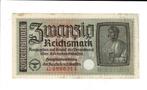 Duitsland, 20 reichsmark 1939, Postzegels en Munten, Bankbiljetten | Europa | Niet-Eurobiljetten, Verzenden, Duitsland
