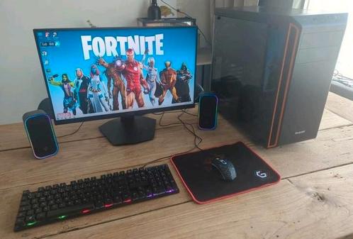 Game set • i5 9600k • GTX 1660 Ti • 1000 GB • 180 Hz monitor, Computers en Software, Desktop Pc's, Zo goed als nieuw, 3 tot 4 Ghz