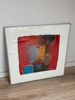 Theo Koster - Zeefdruk en collage op geschept papier, Ophalen