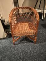 Leuke rieten kinderstoel, Gebruikt, Bruin, Riet of Rotan, Ophalen of Verzenden