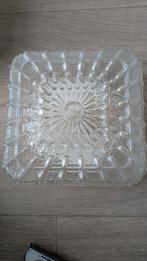 Franse Retro Vintage glazen plafond lamp, Huis en Inrichting, Lampen | Plafondlampen, Ophalen of Verzenden