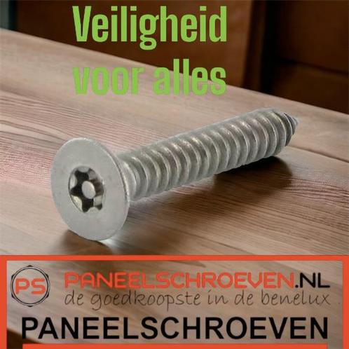 Security schroeven bij Paneelschroeven, Doe-het-zelf en Verbouw, IJzerwaren en Bevestigingsmiddelen, Nieuw, Ophalen of Verzenden