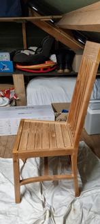 Kamerstoelen teakhout 2 stuks. Komt er niet weer op., Ophalen, Zo goed als nieuw, Bruin