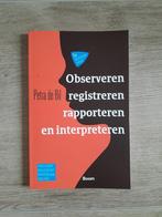 Observeren, registreren, rapporteren en interpreteren, Ophalen of Verzenden, Zo goed als nieuw