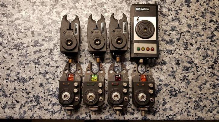 AVA Systems Beetmelders Optonics, Delkim, Nash, Solar, Watersport en Boten, Hengelsport | Karpervissen, Zo goed als nieuw, Complete set