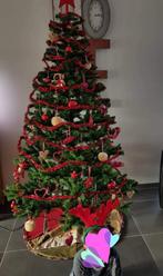 Mooie grote kunst kerstboom incl. versiering, Diversen, Kerst, Zo goed als nieuw, Ophalen