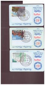 Nederland eerste dag kaartjes nr 77/79  scan nr 00277, Verzenden, Na 1940, Gestempeld