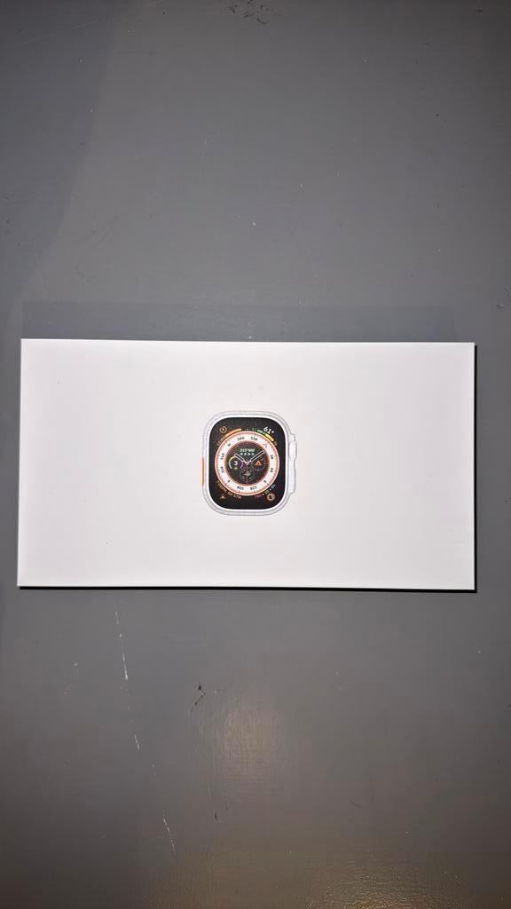 Apple watch ultra 1, Sieraden, Tassen en Uiterlijk, Smartwatches, Gebruikt, iOS, Zilver, Afstand, Calorieverbanding, Conditie