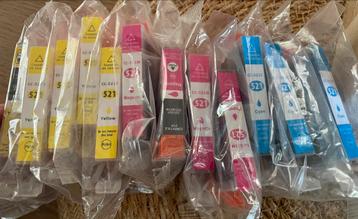 Cartridge zwart 520 geel rood blauw 521 Canon bieden ps 3e beschikbaar voor biedingen