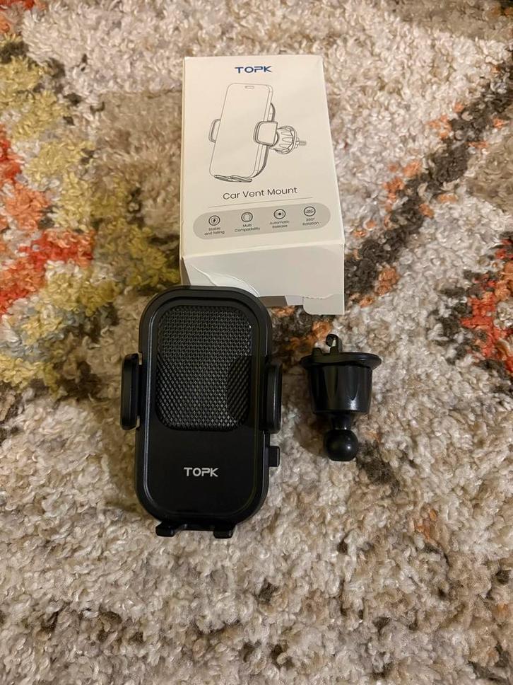 TOPK Auto Telefoonhouder Ventilatie, Telecommunicatie, Telefoonhouders, Nieuw, Auto, Ophalen of Verzenden