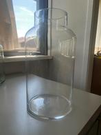 Drie glazen vazen, Huis en Inrichting, Woonaccessoires | Vazen, Ophalen, Overige kleuren, Glas, Minder dan 50 cm