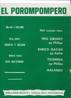 B8 bladmuziek el porompompero malando, Muziek en Instrumenten, Ophalen of Verzenden, Gebruikt, Artiest of Componist, Klassiek