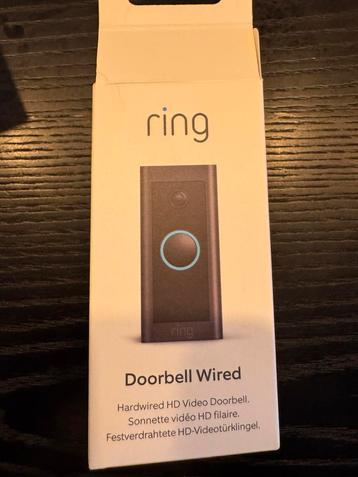Ring wired deurbel en 2 ring binnen camera’s met extra’s beschikbaar voor biedingen