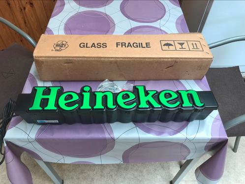 Heineken lichtreclame TL lamp, Verzamelen, Merken en Reclamevoorwerpen, Zo goed als nieuw, Lichtbak of (neon) lamp, Ophalen of Verzenden