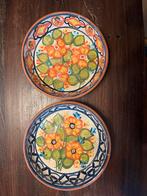 2 Portugese aardewerk schalen - Ø 20 cm, Ophalen of Verzenden, Gebruikt
