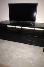Tv meubel zwart industrieel, Minder dan 100 cm, 25 tot 50 cm, Metaal, Zo goed als nieuw