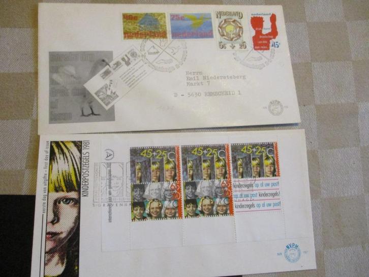 fdc enveloppen eerste dag enveloppen met plaatfout postzegel, Postzegels en Munten, Postzegels | Eerstedagenveloppen, Beschreven
