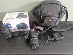 Canon EOS 450D met 2 lenzen 18-54mm en 55-250 mm + tas, Spiegelreflex, Canon, Ophalen of Verzenden, Zo goed als nieuw