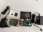 2x Raspberry Pi 3 Model B+ (incl voeding en micro-sd), Ophalen of Verzenden, Gebruikt