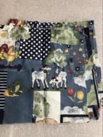 Lapje katoen- diertje print - 22 x 22 cm x 6 stuks - blauw, Hobby en Vrije tijd, Stoffen en Lappen, 120 cm of meer, Ophalen of Verzenden