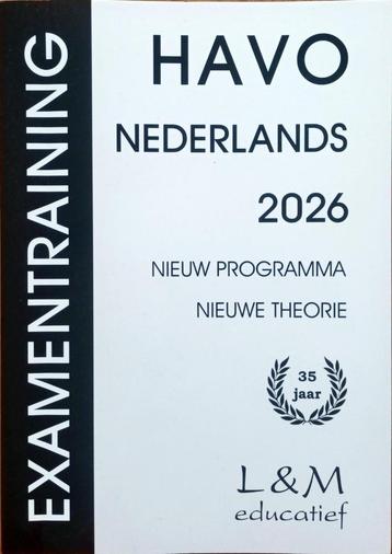 Havo Nederlands 2026 - EXAMEN TRAINING beschikbaar voor biedingen
