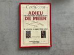 Certificaat Ajax De Meer, Ophalen of Verzenden, Zo goed als nieuw, Ajax, Poster, Plaatje of Sticker