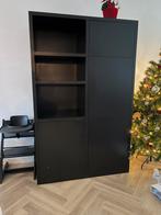 Zwarte buffetkast, Huis en Inrichting, Ophalen, Zo goed als nieuw, 25 tot 50 cm, 200 cm of meer