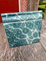 39 stuks antieke muur plinten, gemarmerd groen wit