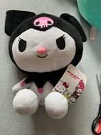 Kuromi Pluche Sanrio 22cm, Ophalen of Verzenden, Zo goed als nieuw, Overige typen