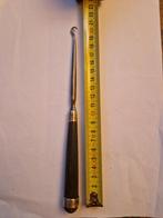 Antiek zilveren kleding haak, Ophalen of Verzenden