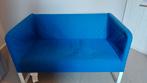 Blauwe knopparp bankje Ikea., Ophalen, Tweepersoons, 75 tot 100 cm, Zo goed als nieuw