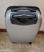 Koffer, hardcase grijs, lichtgewicht, Ophalen, Uitschuifbare handgreep, 50 tot 60 cm, Hard kunststof