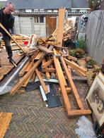 Hout ophalen - vandaag of morgen!, Doe-het-zelf en Verbouw, Hout en Planken, Gebruikt, 25 tot 50 mm, Overige typen, Ophalen of Verzenden