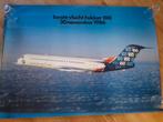 Poster:  Eerste vlucht Fokker 100., Verzamelen, Gebruikt, Ophalen of Verzenden