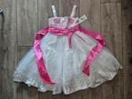 Jurk wit met roze, maat 116, Kinderen en Baby's, Kinderkleding | Maat 134, Ophalen of Verzenden, Nieuw, Meisje, Jurk of Rok