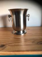Elegante zilverkleurige champagnekoeler jean couzon, Huis en Inrichting, Keuken | Keukenbenodigdheden, Ophalen of Verzenden, Gebruikt