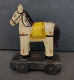 Vintage houten speelgoed paard, Antiek en Kunst, Antiek | Speelgoed, Ophalen of Verzenden