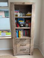 Houten Kast met Lades en Planken, Huis en Inrichting, Ophalen, 50 tot 100 cm, Zo goed als nieuw, Met lade(s)