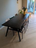 Zuiver Seth Zwart, Huis en Inrichting, Tafels | Eettafels, Ophalen, Gebruikt, 200 cm of meer, 50 tot 100 cm