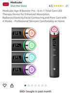 Medicube Age-R Booster Pro 6-in-1 LED Therapie, Ophalen of Verzenden, Zo goed als nieuw, Gehele gezicht, Verzorging