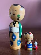 Japans figuurtje "kokeshi" Bobblehead Matroesjka -incompleet, Ophalen of Verzenden