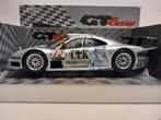 Mercedes Benz CLK GTR #12 silver Maisto metal 1:18 KRD, Hobby en Vrije tijd, Modelauto's | 1:18, Ophalen of Verzenden, Zo goed als nieuw